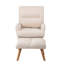 Ensemble de chaises d'appoint modernes avec repose-pieds-1299276905