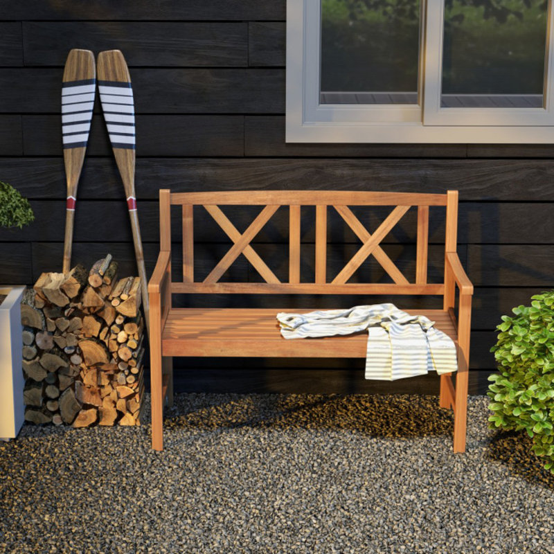 Banc de jardin en bois Irven