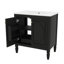 Meuble-lavabo simple 30 "avec lavabo et deux portes avec tablette-1534891730