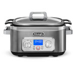 De'Longhi Livenza Multi-Cooker, Stainless Steel - 6 qt - Crock Pot Slow Cooker