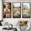 "Élégance campagnarde" - 3 pièces sur toile-899252810-899252814