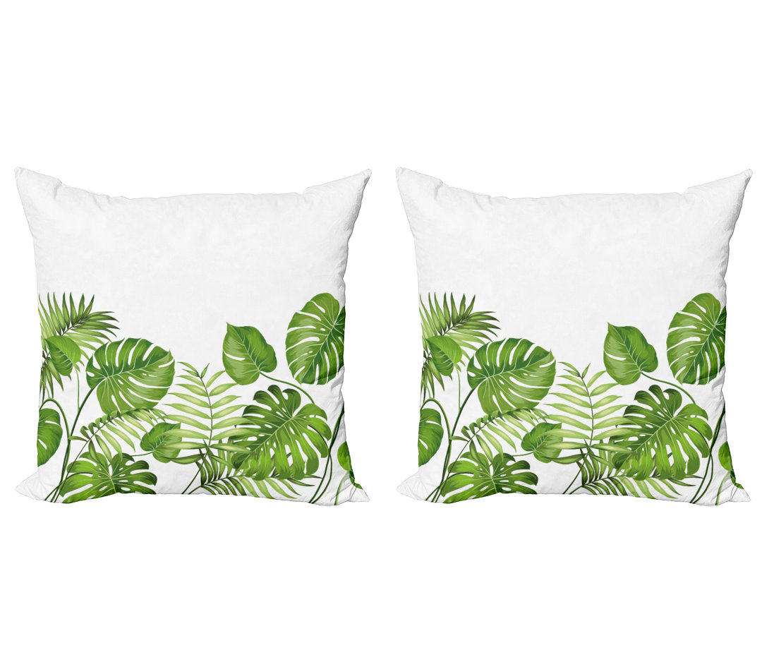 Kissen Kissenbezug 2er Pack, Foliage Swirls Botanic