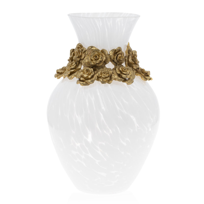 ROSE COLLECTION Handmade Glass Table Vase