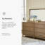 Commode et miroir Geovoni