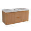 47.24" Wall-Mounted Single Bathroom Vanity With Smc Top