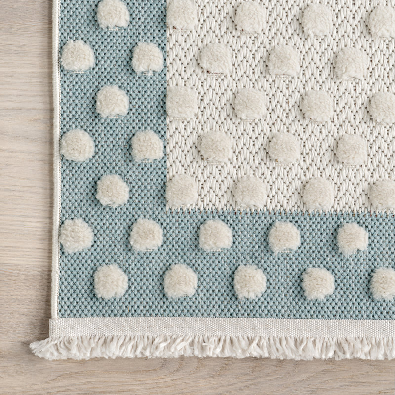 Tapis pour enfant à ours polaire Cecelia, Rectangle 3 pi x 5 pi