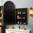 Hogsett Arch Metal Bathroom Medicine Cabinet-828371522