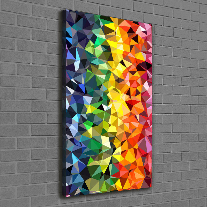 Geometric Background - Wrapped Canvas Print