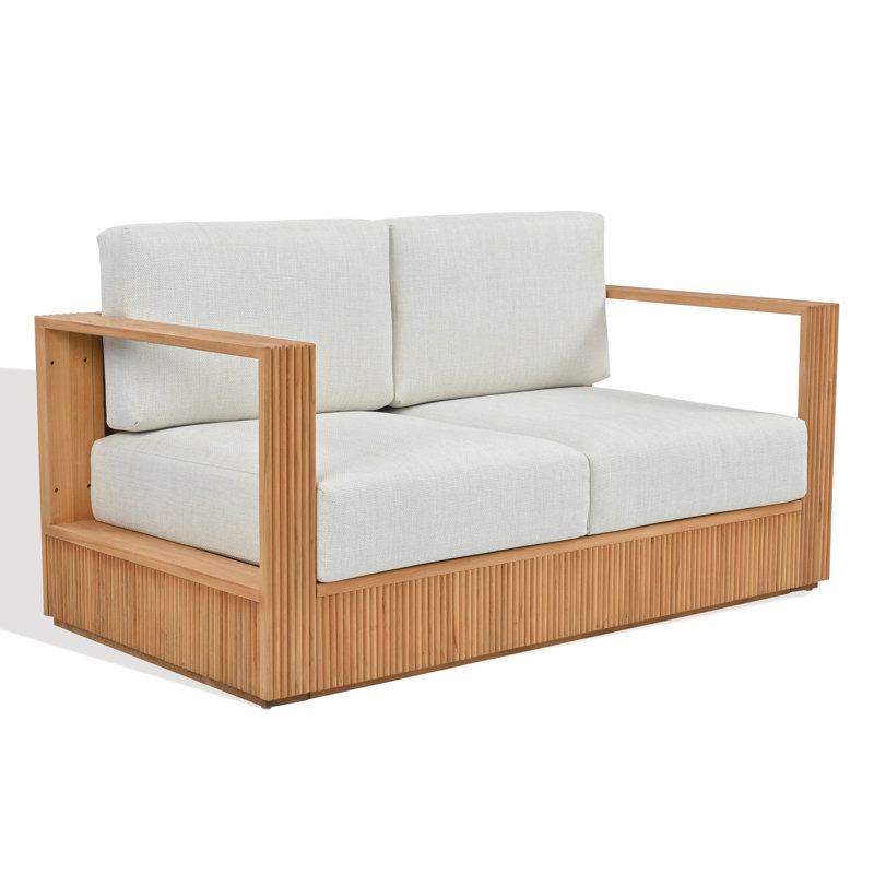 St Lucia Teakwood Loveseeat