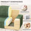 Modern Loveseat Sofa for Living Room, 220cm Chenille Sofa, Spring Cushions, Solid Wood Frame, Easy Assembly for Small Spaces-1390507100