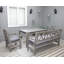 Destry 5 - Person Wood Patio Dining Set with Rectangular Table , Cushions Included-625518842