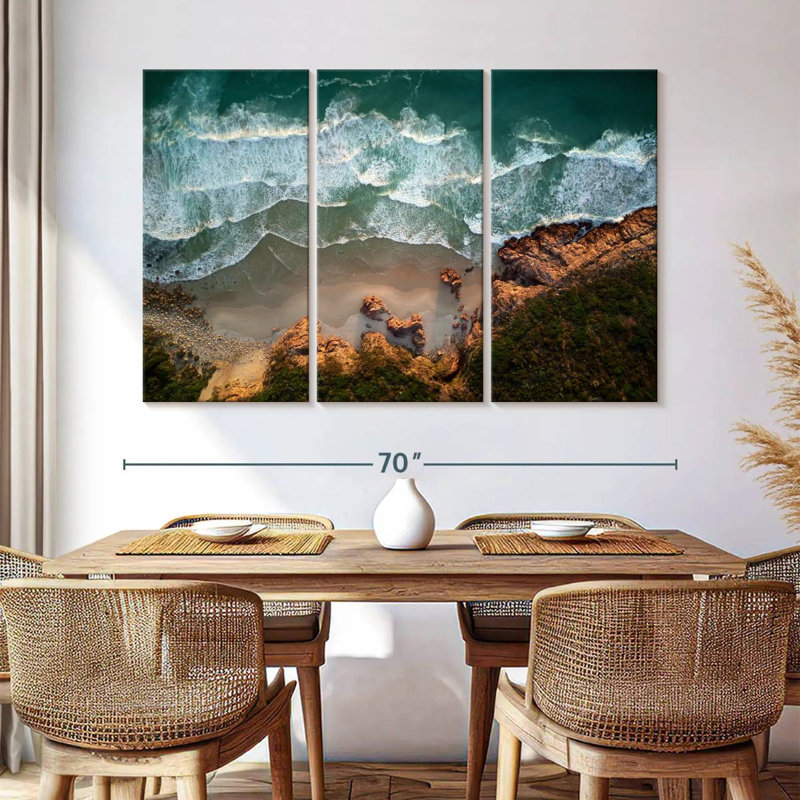 Gillard Coastal Waves, H 42 po x l 65 po