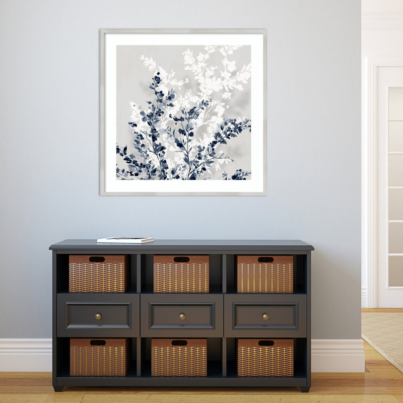 «Blue Spring II» par Isabelle Z - reproduction d'un seul cadre, H 33 po x l 33 po x P 1 po