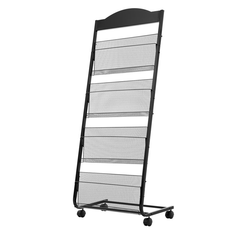Metal Free Standing Magazine Rack
