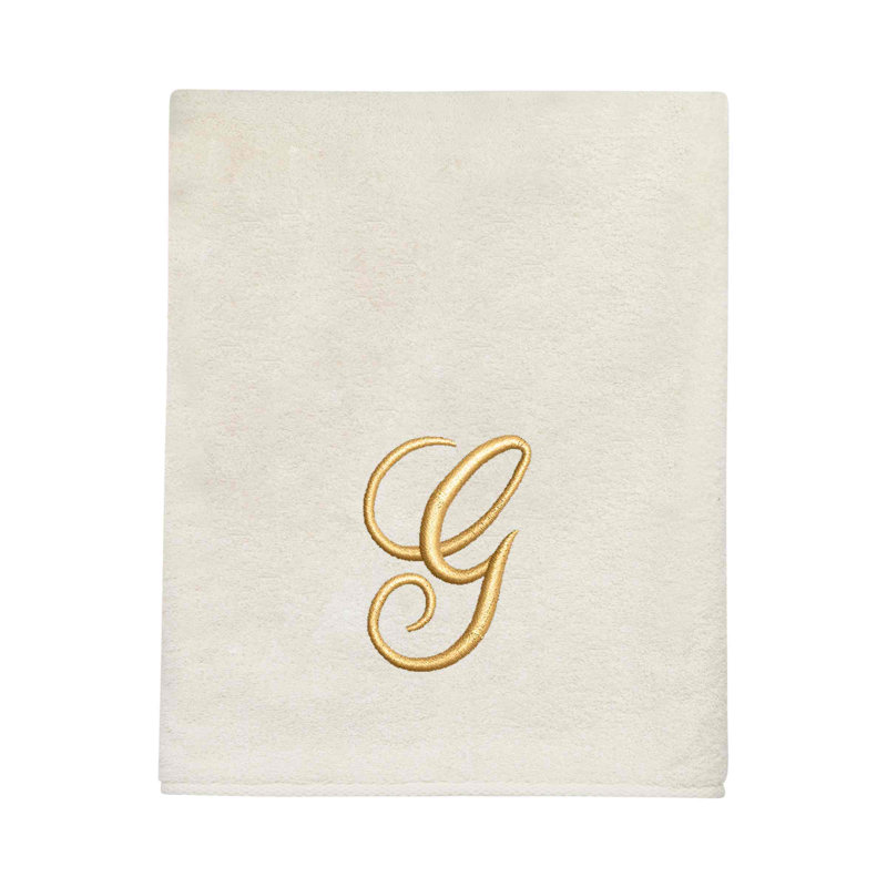 Winston Porter Zakaryan Bath Towel Letter G