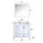 Jacques 36 in. W x 22 in. D Left Offset Bath Vanity and 34 in. Mirror-66637712-90699864