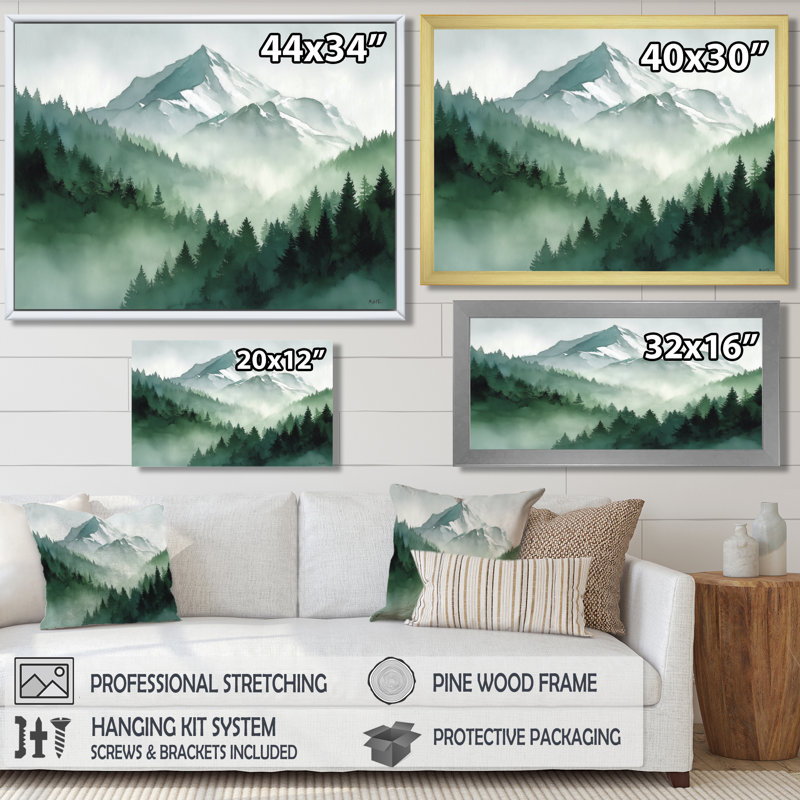 Impression sur toile, paysage marocain, montagnes du matin, Cadre photo unique, Noir, H 12 po x l 20 po
