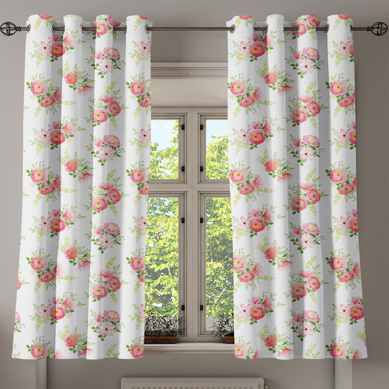 Sateen Blackout Curtains / Drapes Pair, 50" W x 54" L