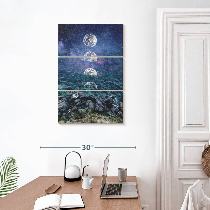 Oberle Moon Galaxy, 32" H x 20" W