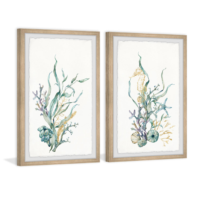 Underwater Garden - Ensemble de 2 cadres photo