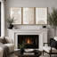 "Mid-Century Modern Boho" Duotone Beige Abstract Lines-73227861-119460497