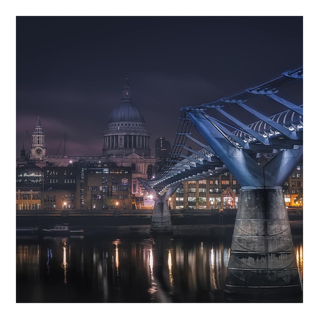 Fototapete St Paul’s Cathedral bei Nacht