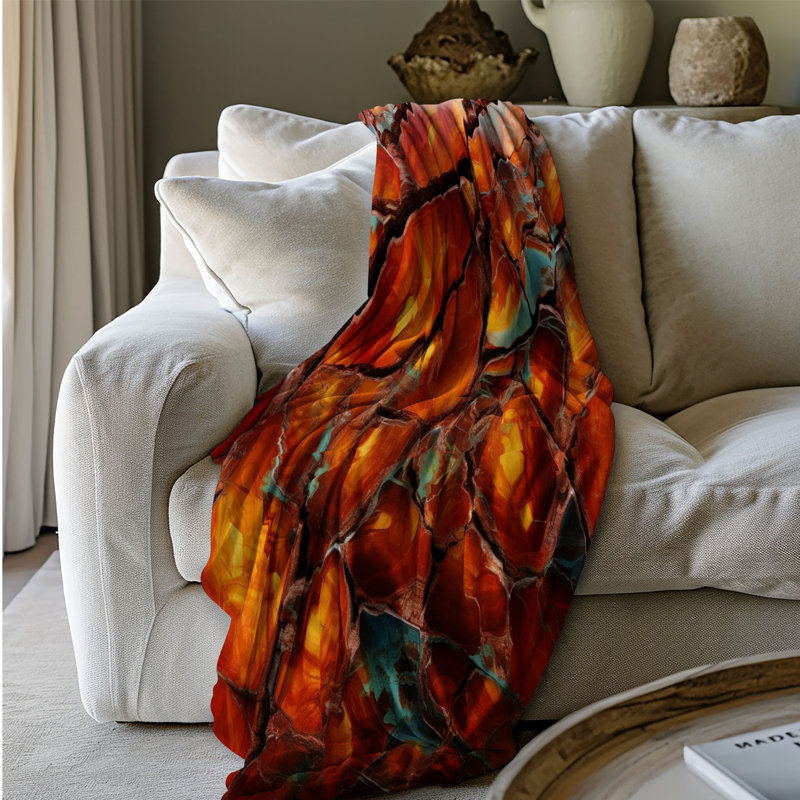 Inferno Jewel - 1 pièce Sherpa Premium Couverture 0107, L 50 po x L 60 po