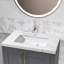 Meuble-lavabo simple 35,4 po avec dessus Hyle-268632390