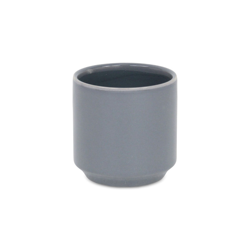 Pot à fleurs Lytchett, H 4,5 po x l 4,5 po x P 4,5 po, gris