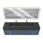 Ensemble de meuble-lavabo double mural 72 "avec miroir Nile-87466744-87466747-87466752