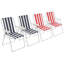 Harbour Housewares Folding Metal Beach Chairs-538144162