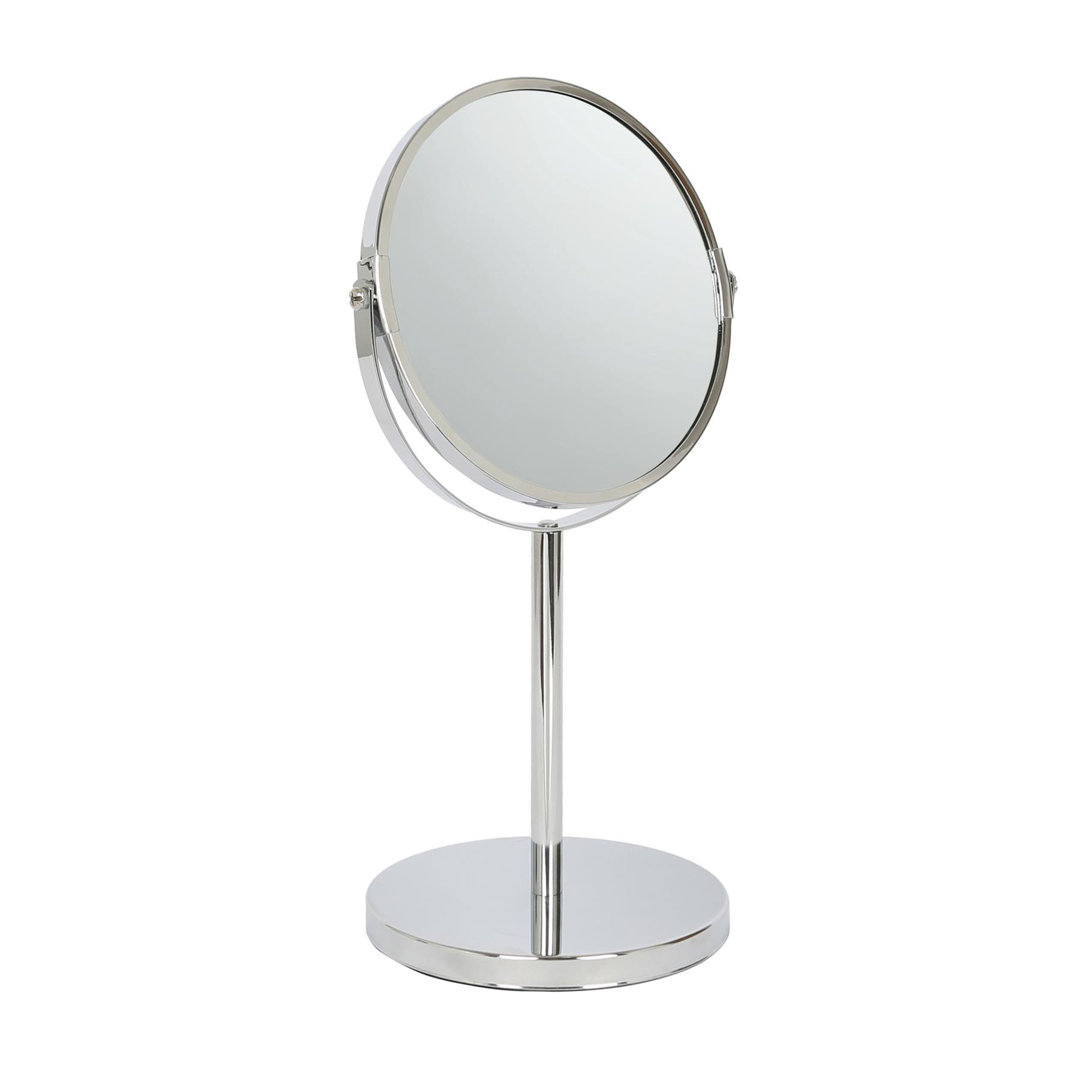 Harbour Housewares - Magnifying Pedestal Mirror - 18.5 x 34.5cm