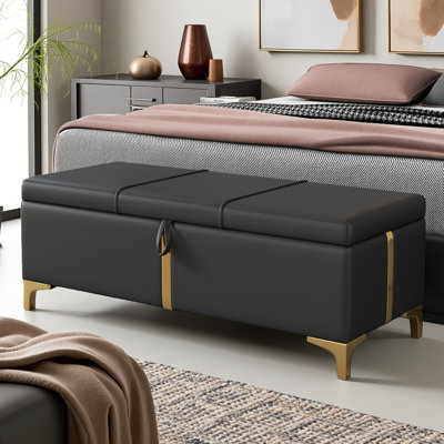 Repose-pieds avec rangement Elegant