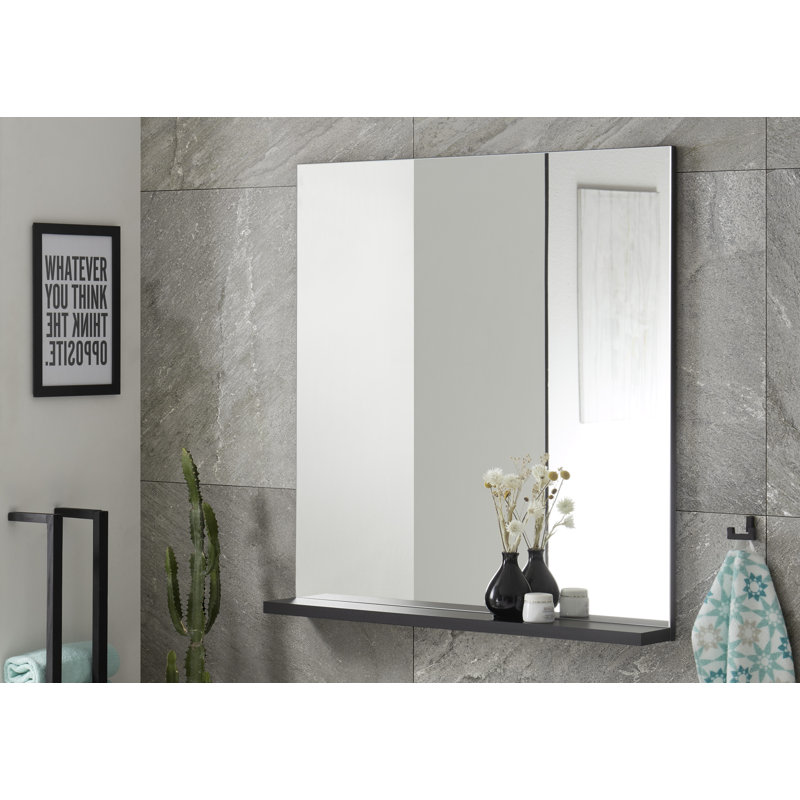 Gavins Flat Wall Mirror, 85cm H x 80cm W