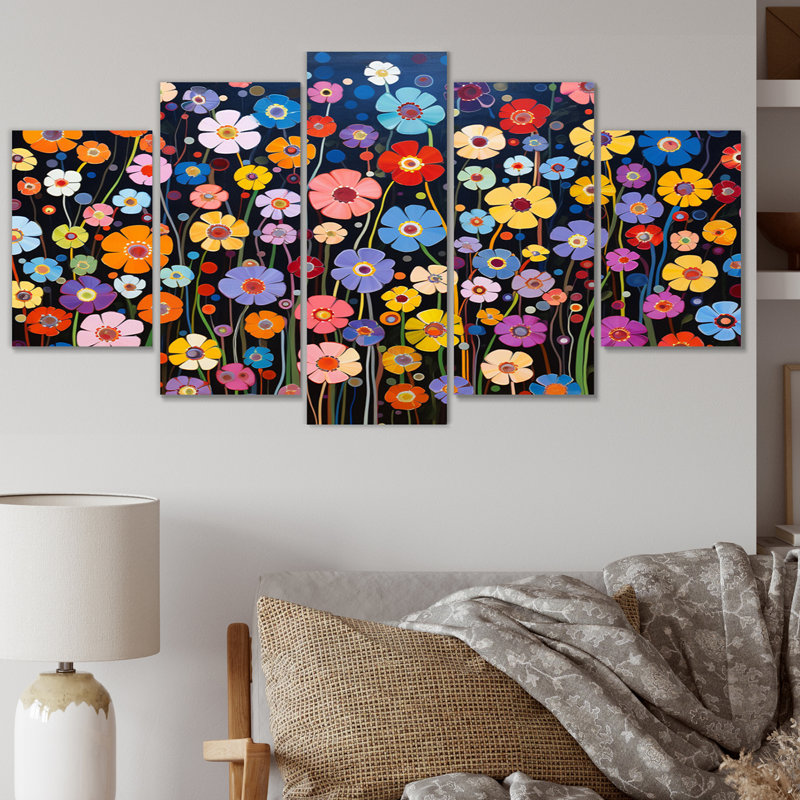 Freitag - Floral Canvas Print - 5 Panels
