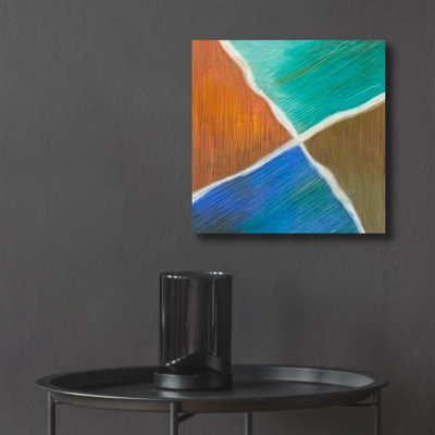  'Out Of The Box 1' by Alicia Ludwig Acrylic Glass Wall Art, 12" x 12"