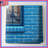 Blue Brick Wall Window Quilted Bedspread All Sizes-129138735