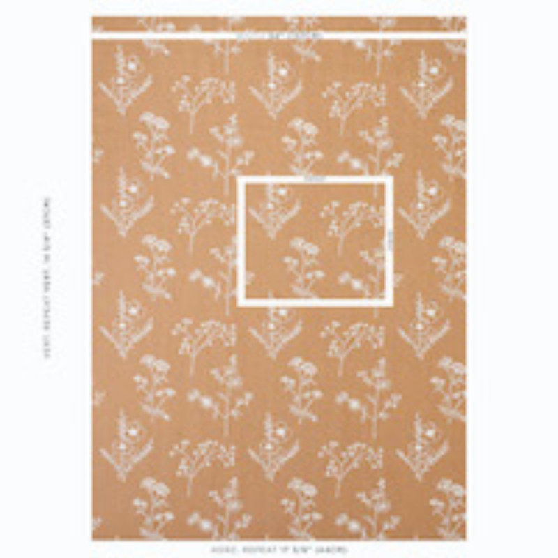 Lisbeth Embroidery Fabric, Brown/ Neutral