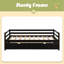 Daybed With Trundle Frame Set, Twin Size-1986666379
