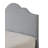 Gray Cal King Upholstered Bed
