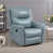 Gray Blue Faux Leather