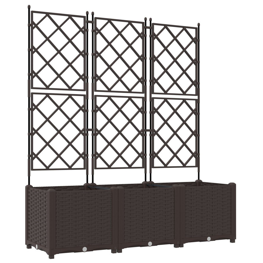 Garden Planter Steel Outdoor Container Modern Decor Terrace Stylish Pot