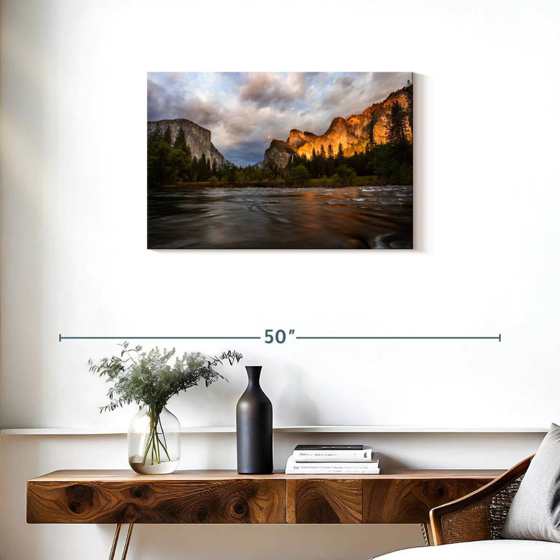 Alvord Yosemite, rivière calme, H 20 po x l 30 po