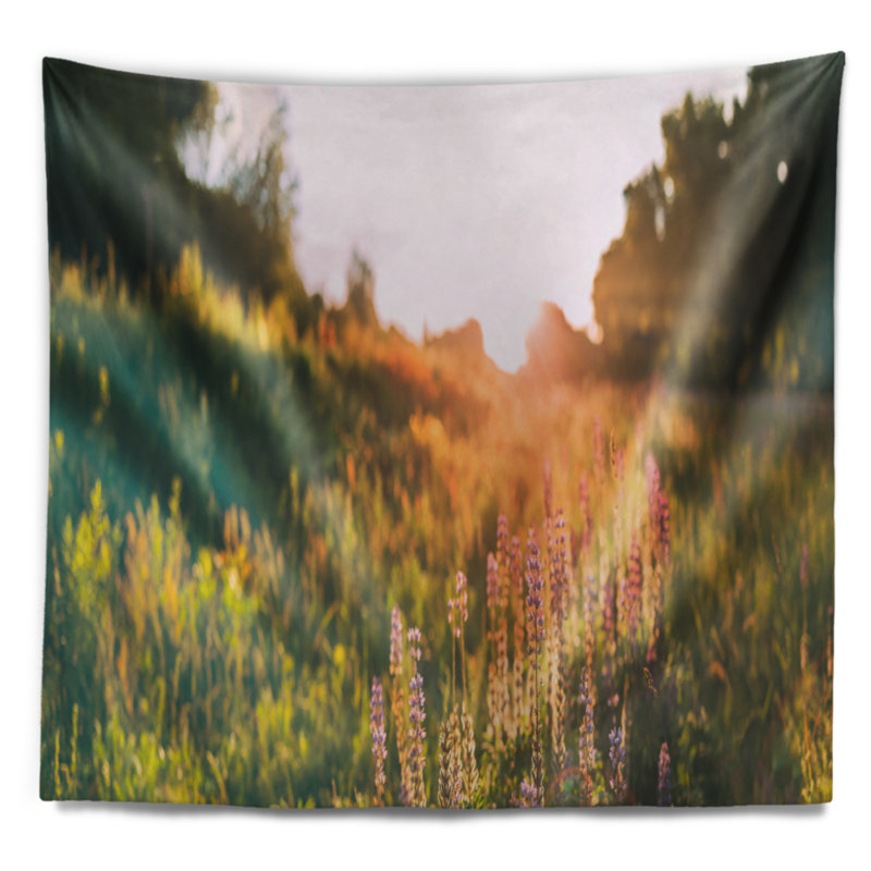 Tapisserie Blooming Blooming of Wild Flowers, H 50 po x l 60 po