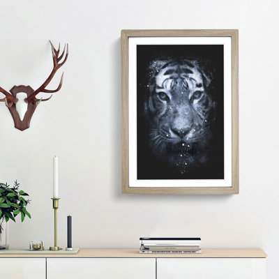 Tiger Portrait - Picture Frame Graphic Art Print