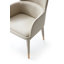 Katrina Upholstered Arm Chair in Beige