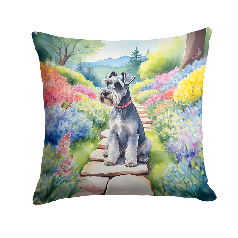 Coussin décoratif intérieur / extérieur Spring Path, H 18 po x l 18 po