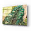 «Peacock Feather Tail 01» par Tom Quartermaine, art mural en verre acrylique-109021552