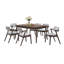 Ensemble de chaises de salle à manger de style Mid-Century 2 pièces
