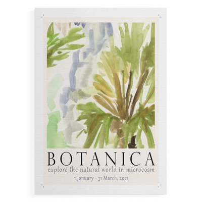Affiche d'exposition Botanica III - Impression sur toile seulement - NON-CADRE
